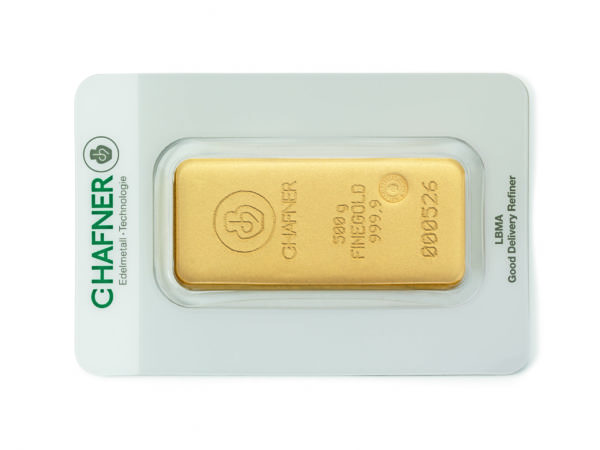 Lingot 500g or